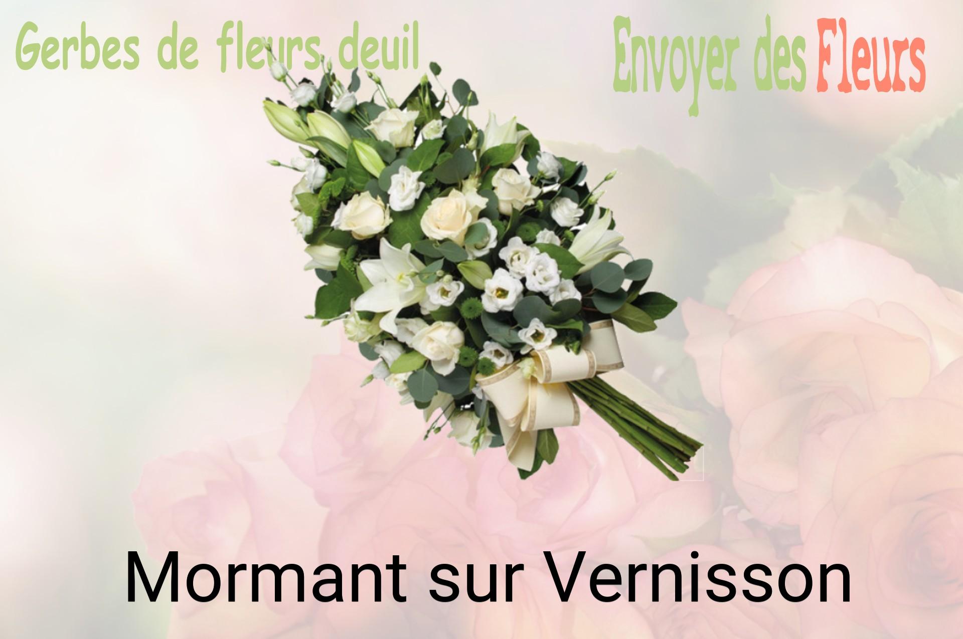 Gerbe de fleurs de deuil livrée à Mormant-sur-Vernisson